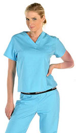 flip flap scrub top